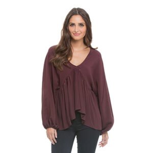 V-neck Blouse